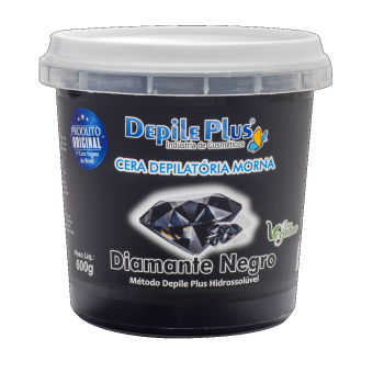 CERA DEPILATÓRIA CORPORAL DEPILE DIAMANTE NEGRO 600G