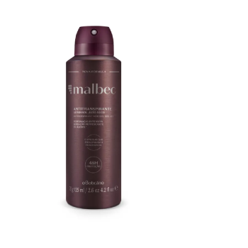 DESODORANTE AEROSOL OBOTICARIO MALBEC 125ML