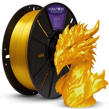 Filamento PLA Dourado V-Silk - 1kg