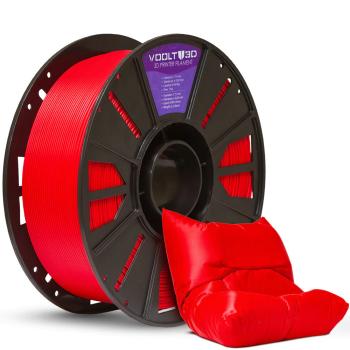 Filamento PLA Vermelho Solido - 1kg