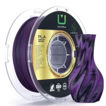 FILAMENTO PLA SATURNO ROXO E PRETO