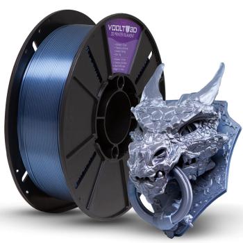Filamento PLA Azul Titanium V-Silk - 1kg