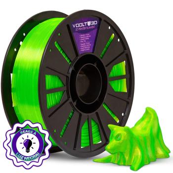 Filamento PETG HF Verde Neon Translucido - 1kg