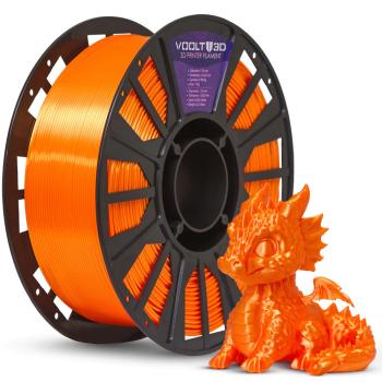 Filamento PLA Laranja V-Silk - 1kg