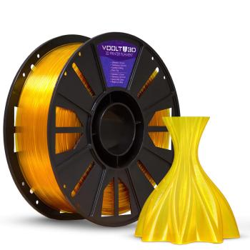 Filamento PETG HF Amarelo Ouro Translucido - 1kg