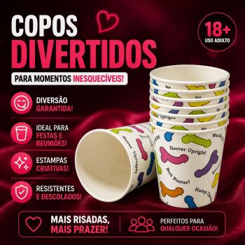 Kit 6 Copos Divertidos - 5742