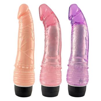 Pênis Realístico com Vibrador 19,0 x 4,3 cm - 8216