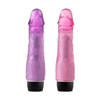 Pênis Realístico com Vibro 18,5cm x 4,0cm Rosa - 8217