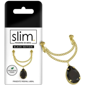 Pingente de Metal Labial Slim Sexy Fantasy - Mt051