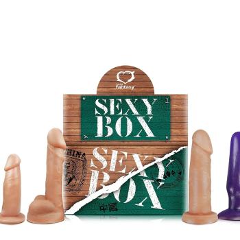 Caixa Sexy Box Verde p Kit 10un Sexy Fantasy -  Pa001