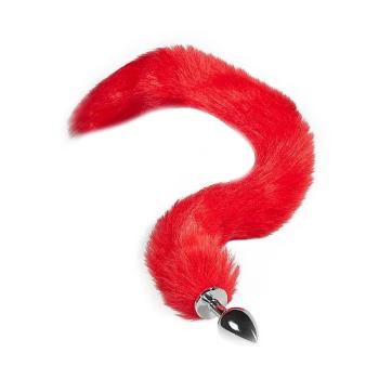 Plug Anal Rabo de Raposa Vermelho 81 cm - 6191