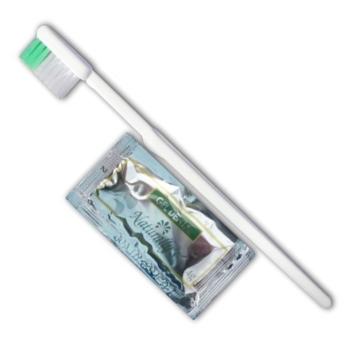 Escova Com Gel Bucal 4g para Motel Hotel - 100un