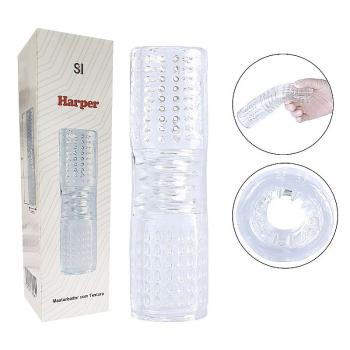 Masturbador Masculino em Silicone - Harper - 16,0x4,5cm - 8467