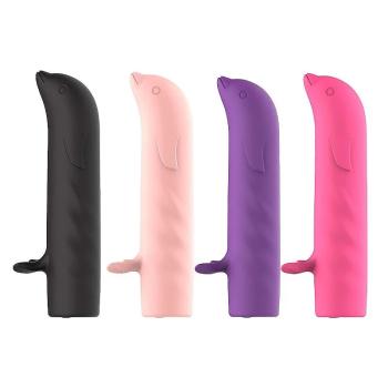 Vibrador de Golfinho Ponto G Recarregável - Tina - 8731