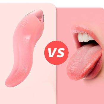 Vibrador Língua Realística Estimuladora - 8271