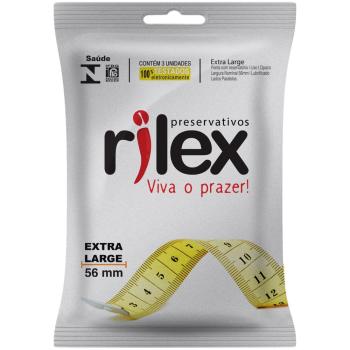 Preservativo Extra Grande C/ 03un - Rilex