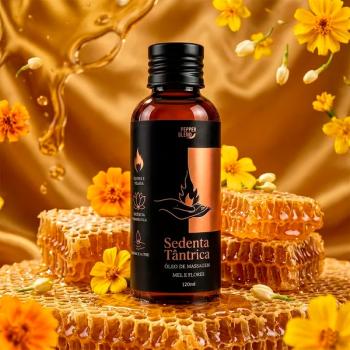 Sedenta Tântrica Óleo de Massagem Mel e Flores 120ml Pepper Blend - PB575