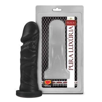 Pênis Realístico Preto Sem Escroto 15,3 x 4cm Sexy Fantasy - PAP008
