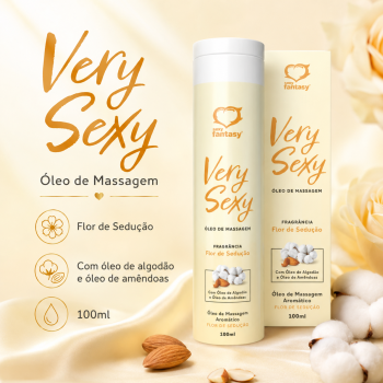 Oleo de Massagem Very Sexy Flor da Sedução 100ml Sexy Fantasy - 7161