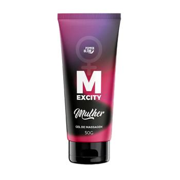 M Excity Feminino Gel de Massagem Comestível 50g Pepper Blend - PB315