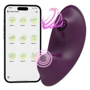Vibrador Calcinha Sucção Pulsação 10 Modos - Controle APP Longa Distância - 8372