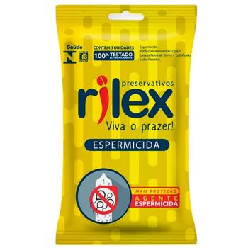 Preservativo Função Espermicida C/03un - Rilex