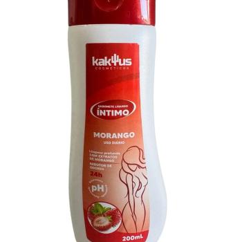 Sabonete Liquido Íntimo 200ml - Kaktus - Morango