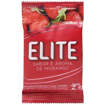 Preservativo Elite Morango Blowtex 3un - blow02