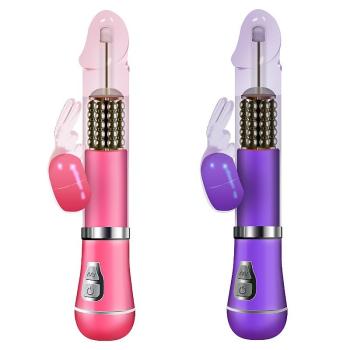 Vibrador Rabbit Rotativo SI - 9 Modos de Vibração e Rotação - 8493