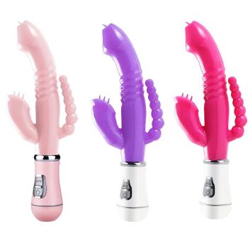Vibrador Ponto G E Clitóris 3 Em 1 Pink - 7580