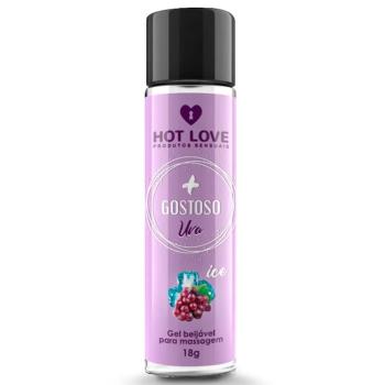 + Gostoso Gel Beijável Uva Ice 18g Hot Love - 23439