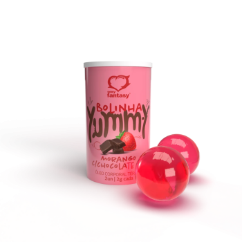 Bolinhas Beijáveis Yummy Mor. c/Chocolate 2un Sexy Fantasy - 8140