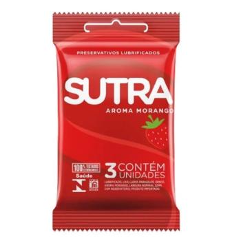 Preservativo Sutra Aroma Morango C/48x3Un - 00013CX