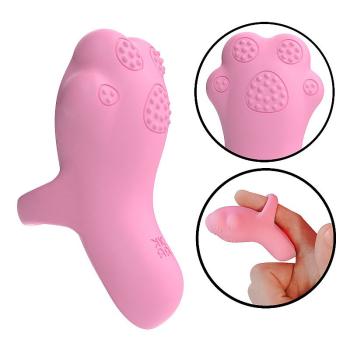Vibrador dedeira Pata de Gato - 8713