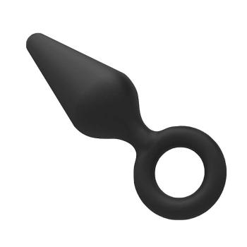 Plug Anal Silicone Cone com Alça  11,6cm x 3,3cm - 7912