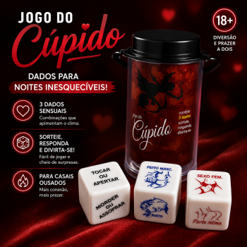 Toque Do Cupido (3 Dados) Jogo Sensual - DA3100