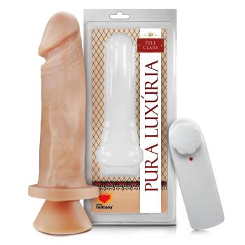 Penis C/ Vibro e Ventosa 17,5 x 4,0cm Sexy Fantasy - PV021