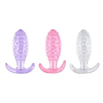 Plug Anal em Silicone SI com Textura de Bolinhas - 8452