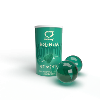 Bolinhas Beijáveis Yummy Ice Menta 2un Sexy Fantasy - 8170
