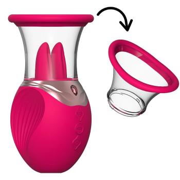 Vibrador de Clitóris com Língua Estimuladora e Sucção - 9089