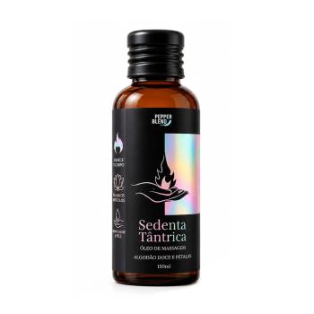Sedenta Tântrica Óleo de Massagem Algodão doce 120ml Pepper Blend - PB574