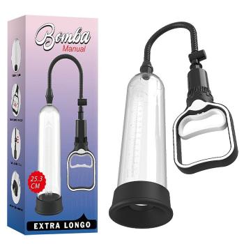 Bomba Peniana Manual Extra Longa 25,3x8,2cm SI - 4180