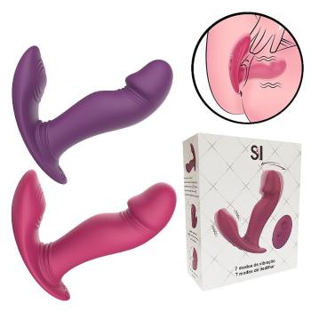 Vibrador Ponto G e Clitóris Dedilhar Controle Remoto SI - 8473