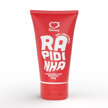 Gel Umectante Lubrificante Rapidinha Morango Hot 30g - 4031