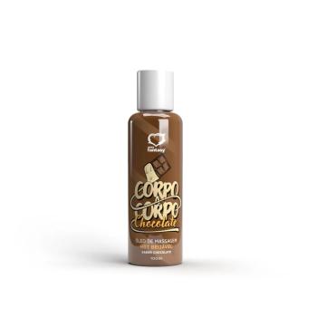 Corpo a Corpo Oleo de Massagem Hot Beijavel Chocolate 100ml Sexy Fantasy - 4872