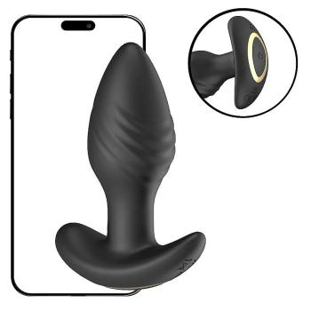 Plug Anal em Silicone Recarregável Controle via APP - 8769