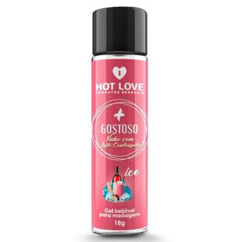 + Gostoso Gel Beijável Vinho C/ Leite Condensado Ice 18g Hot Love - 23435
