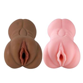 Masturbador Masculino em Cyberskin - Vagina e Ânus - 6772