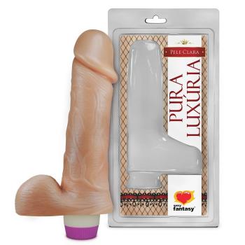 Penis C/escroto e Vibro 18,0 x 4,4cm Sexy Fantasy - PC028