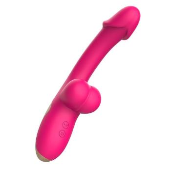 Vibrador Ponto G e Clitóris Formato Pênis SI - 9130